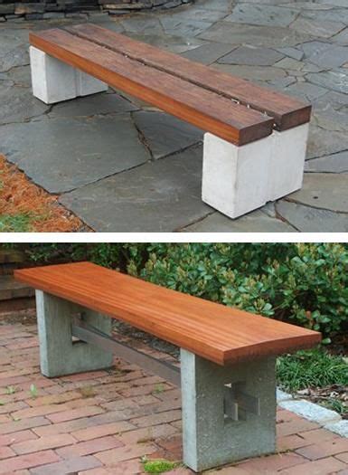 Diy Garden Benches And Tables Made With Cinder Blocks Wood Bench