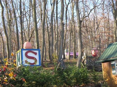 There Is A Sign In The Woods That Says Stop And Another Sign With A S On It