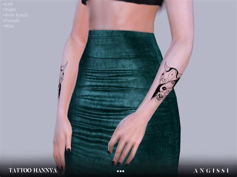 The Sims Resource Tattoo Hannya