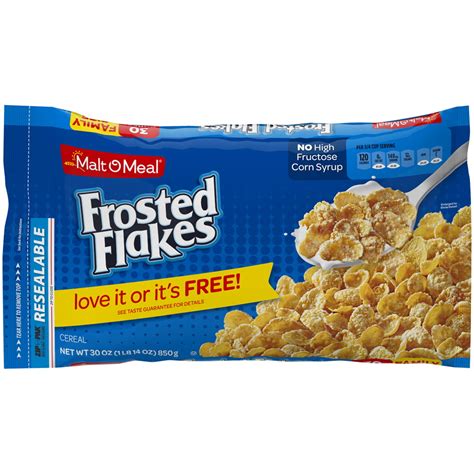 Malt O Meal Frosted Flakes Breakfast Cereal 30 Oz Bag