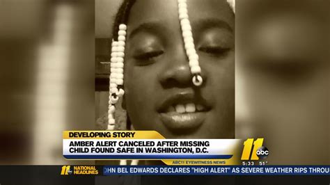 Amber Alert For Missing 11 Year Old North Carolina Girl Cancelled Abc11 Raleigh Durham