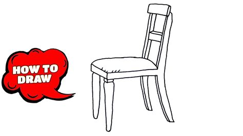 How To Draw A Chair Drawings Step By Step For Kids 3d Chair Drawing