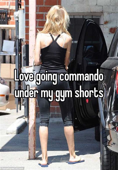 Love Going Commando Under My Gym Shorts