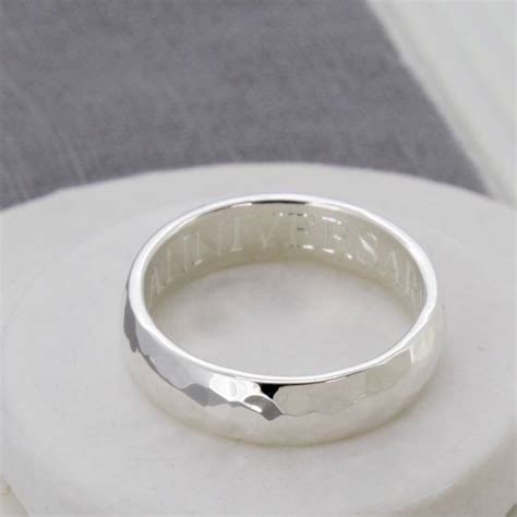 Buy pure sterling silver rings for men. Men's Personalised Gunwalloe Ring By Carole Allen Silver ...