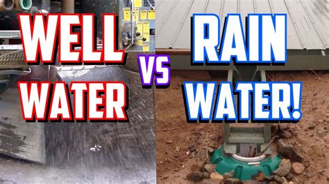 Rainwater Catchment Vs Water Wells Pros And Cons Youtube
