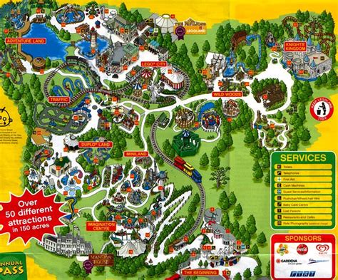 Legoland Theme Park Map