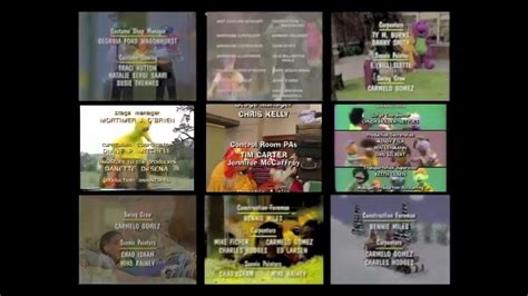 Barney And Sesame Street Remix Credits With Barneys Fun And Games Youtube