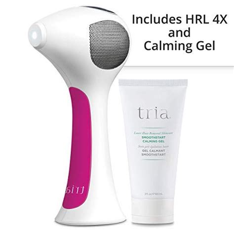 Tria Beauty Hair Removal Laser 4x Deluxe Kit With Calming Gel For