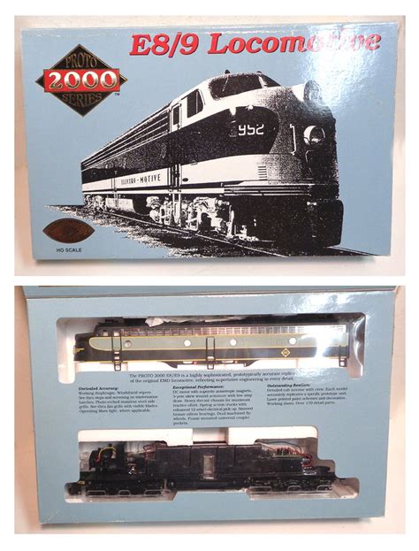 Ho Scale Lifelike Proto E8 Locomotive Erie Like New In Original Box Etsy