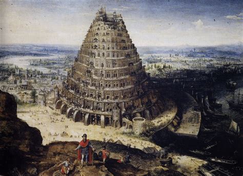 The tower of babel is a great building from the bronze age. File:Tour de babel.jpeg - Wikimedia Commons