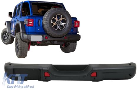 Rear Bumper Metal Suitable For Jeep Wrangler Jl 2018 Up 10th