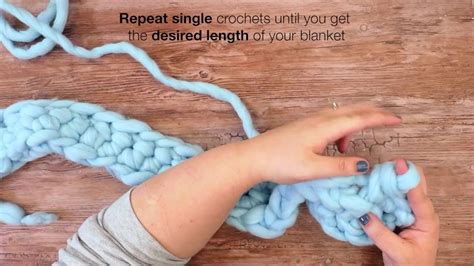 How To Finger Crochet Finger Crochet Chunky Crochet Blanket Hand