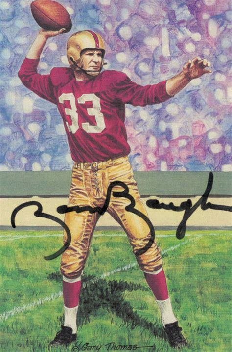 Sammy Baugh Autographed Washington Redskins Goal Line Art Black No
