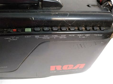 Rca Pro Edit Camcorder Model Cc507 16x Digital Zoom Autofocus No