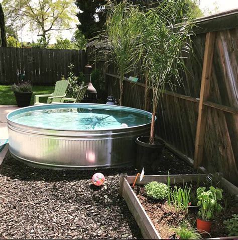 Clever Stock Tank Pool Designs And Ideas