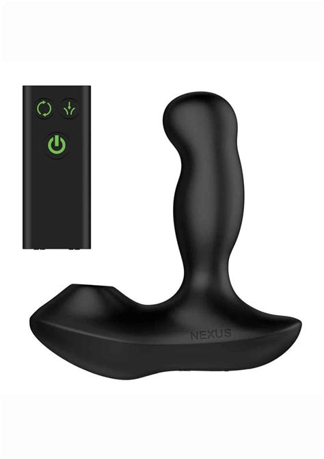 Nexus Revo Air Rechargeable Silicone Suction Andamp Rotating Prostate Massager With Remote