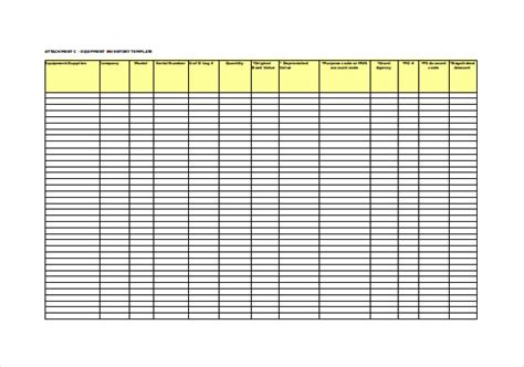 Food Inventory Template In Ms Excel Format