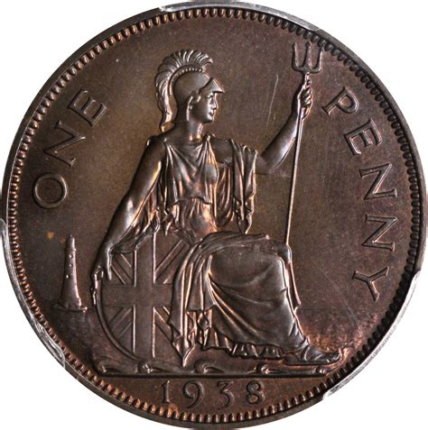 Penny 1938, Coin from United Kingdom - Online Coin Club