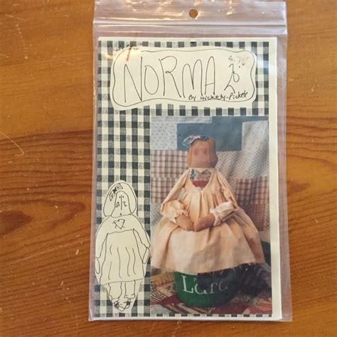 Primitive Doll Pattern Norma By Hickety Pickety Ebay