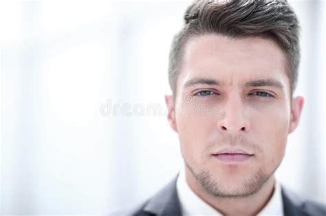 Close Up Portrait Of Serious Businessman Stock Image Image Of