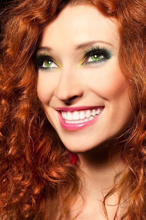Beautiful Smile Of A Ginger Girl Bartłomiej Kopczyński Black Studio