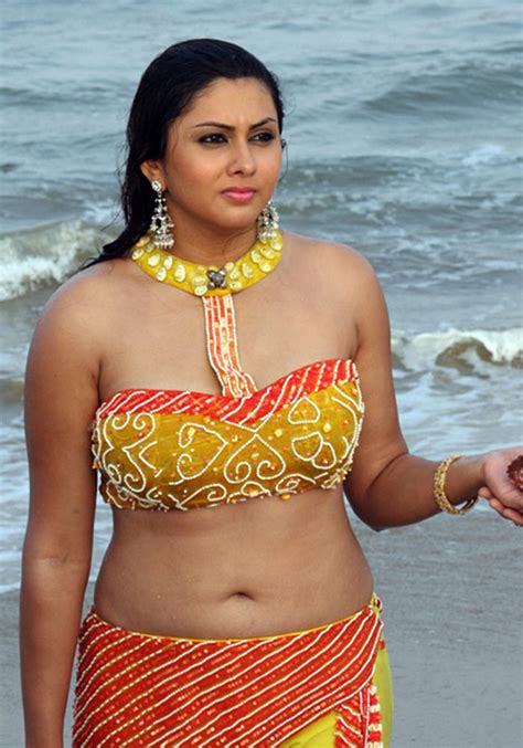 Indian Movie Actress Namitha Hot Navel Show In The Movie Jaganmohini