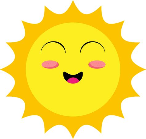 Sol Sonriente Sonrisa El Gráficos Vectoriales Gratis En Pixabay Pixabay