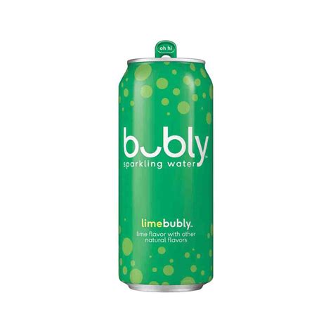 Bubly Lime Flavored Sparkling Water 16 Oz Can
