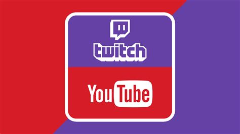 youtube and twitch logo