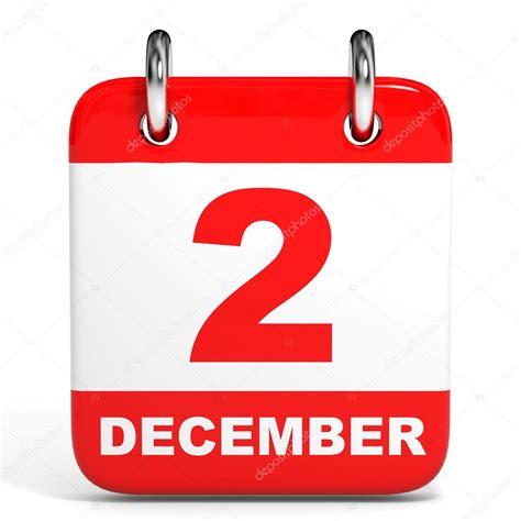 Calendar 2 December Stock Photo By ©icreative3d 44511923
