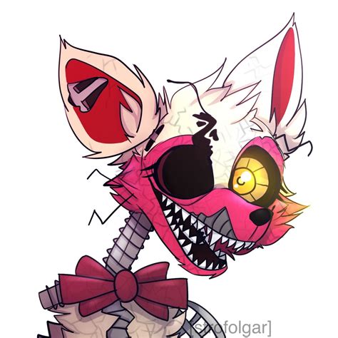 FNAF Nightmare Mangle Mangle Fanart Fnaf Characters Mario Characters Foxy And Mangle Day
