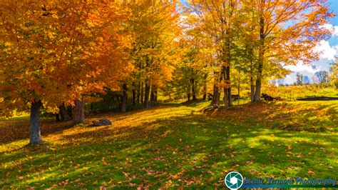 Scenic Vermont Photography Autumn At The Round Barn Bandb In Waitsfield