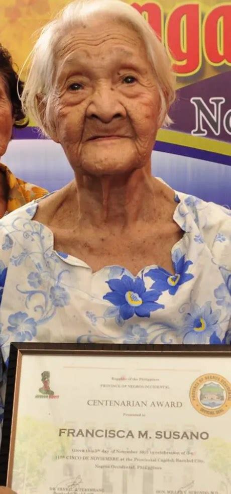 Francisca Susano 118 From Negros The Oldest Person Alive