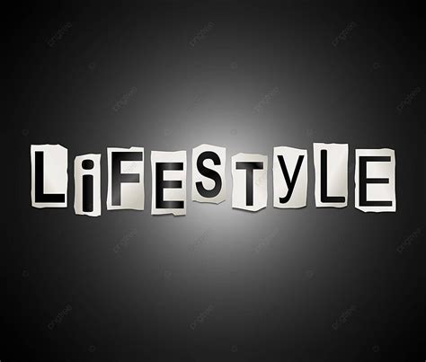 Lifestyle Word Concept Social Habits Word Photo Background And Picture