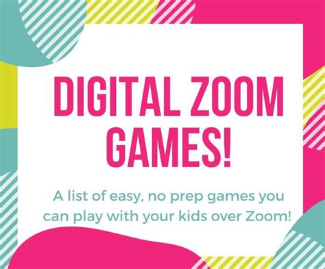 Go inside a zoom horror film with 'take this lollipop 2'. Zoom Games For Kids Church | Games for kids classroom ...