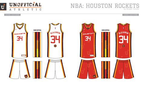 Unofficial Athletic Houston Rockets Rebrand
