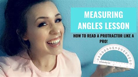 Measuring Angles Lesson Youtube