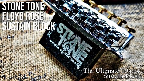 Stone Tone Products Granite Floyd Rose Tremolo Block Youtube