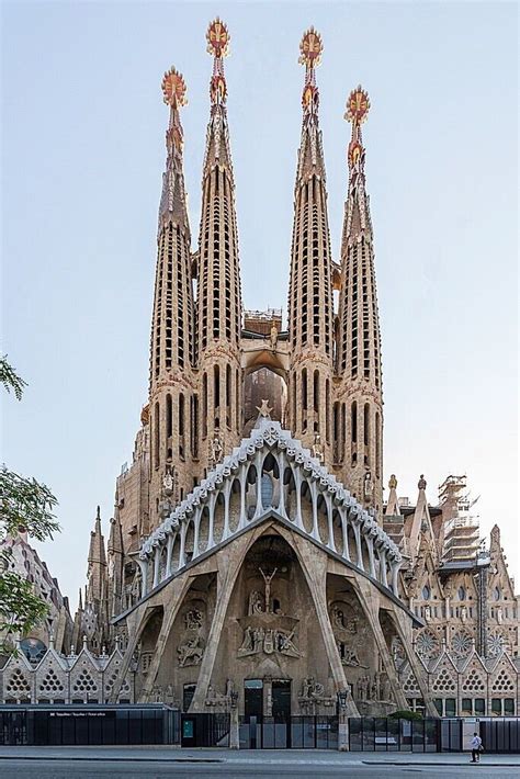 Spain Sagrada Família Basílica De La Sagrada Família Barcelona