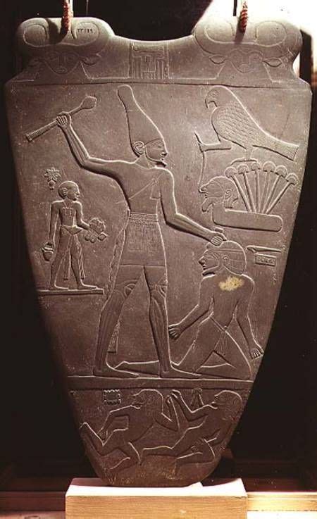 The Narmer Palette Ceremonial Palette Depicting King Narmer Believed To Be Pharaoh Menes