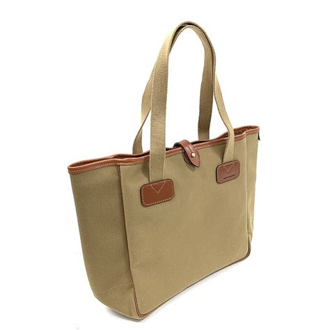 Small Carryall Tote Bag In Canvas From Brady Bags