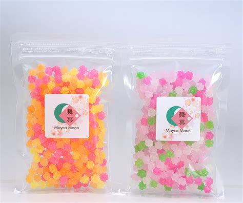 Mua Mayca Moon Assorted Konpeito Japanese Tiny Sugar Candy Crystal Type Sakura And Cosmos Trên