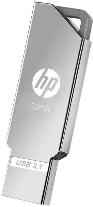 Hp X740w Metal Usb 3031 Flash Drive 32 Gb Pen Drive Hp