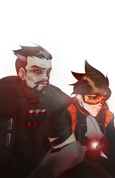 nine☆ on twitter another timeline reaper and talon tracer sketch overwatch abandoned you
