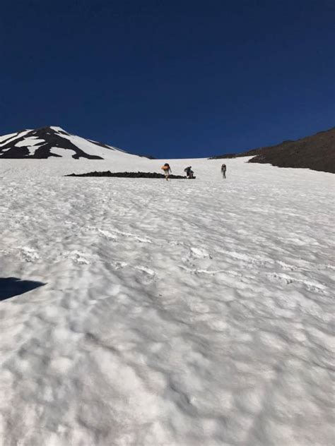 Mt Adams Climbing Snow Field