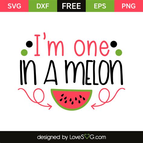 Im One In A Melon