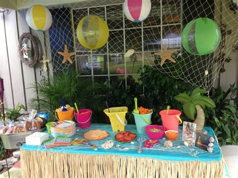 Pin By Kayla Anderson On Parties By Me Beach Themed Party Beach