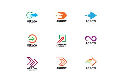 Arrow Isolated Logo 132488 Logos Design Bundles