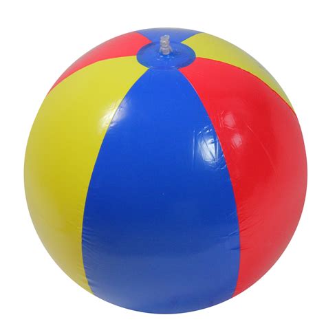Inflatable Blue And Red Classic Beach Ball Swimming Pool Toy 46 Inch
