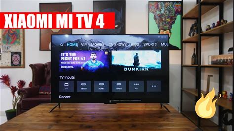 Xiaomi Mi Tv 4 4k Hdr 55 Inch Led Unboxing And Hands On Youtube